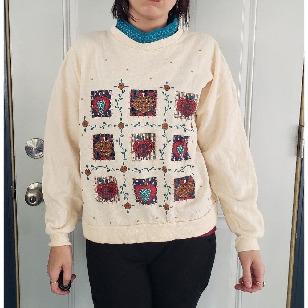 90s‎ Cottagecore Crew Neck Sweatshirt